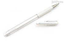 Pentel Hybrid Gel Grip Gel Pen - 0.8 mm - White - PENTEL K118-LW Pentel Hybrid Gel Grip Gel Pen - 0.8 mm - White - PENTEL K118-LW