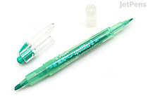 Pilot Spotliter 2 Double-Sided Highlighter Pen - Broad / Fine Twin Tip - Emerald Green - PILOT SGFR-10SL-EG Pilot Spotliter 2 Double-Sided Highlighter Pen - Broad / Fine Twin Tip - Emerald Green - PILOT SGFR-10SL-EG