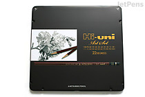 Uni Mitsubishi Hi-Uni Pencil Art Set - 10B to 10H - Box of 22 - UNI HUAS Uni Mitsubishi Hi-Uni Pencil Art Set - 10B to 10H - Box of 22 - UNI HUAS