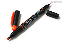 Tombow Kei Coat Double-Sided Highlighter - Orange - TOMBOW WA-TC93 Tombow Kei Coat Double-Sided Highlighter - Orange - TOMBOW WA-TC93