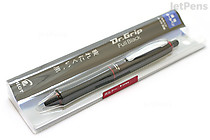 Pilot Dr. Grip Full Black Ballpoint Pen - 0.7 mm - Bordeaux Accents - Black Ink - PILOT BDGFB-80F-BO Pilot Dr. Grip Full Black Ballpoint Pen - 0.7 mm - Bordeaux Accents - Black Ink - PILOT BDGFB-80F-BO