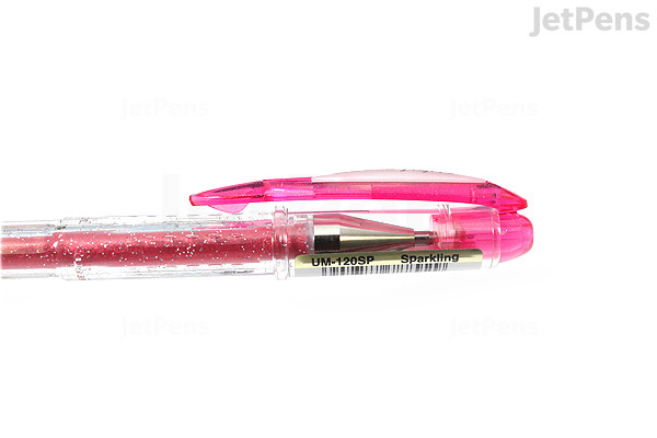 Signo Pink Glitter Gel Pen Pensan Glitter Pen Pink EStationary