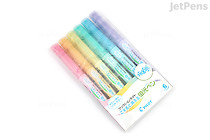 Pilot FriXion Light Soft Color Erasable Highlighter - 6 Color Set - PILOT SFL-60SL-6CS Pilot FriXion Light Soft Color Erasable Highlighter - 6 Color Set - PILOT SFL-60SL-6CS
