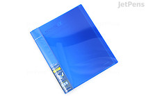 Kokuyo NOViTA Alpha Expandable Clear Book - A4 - Blue - KOKUYO RA-NT24B Kokuyo NOViTA Alpha Expandable Clear Book - A4 - Blue - KOKUYO RA-NT24B