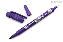 Pilot Oil-Based Twin Marker - Double-Sided - Extra Fine / Fine - Violet - PILOT MEF-12EU-V Pilot Oil-Based Twin Marker - Double-Sided - Extra Fine / Fine - Violet - PILOT MEF-12EU-V
