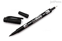 Pilot Oil-Based Twin Marker - Double-Sided - Extra Fine / Fine - Black - PILOT MEF-12EU-B Pilot Oil-Based Twin Marker - Double-Sided - Extra Fine / Fine - Black - PILOT MEF-12EU-B