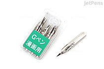 Zebra Dip Pen Nib - G - Chrome - Pack of 10 - ZEBRA PG-6B-C-K Zebra Dip Pen Nib - G - Chrome - Pack of 10 - ZEBRA PG-6B-C-K