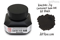 Kuretake ZIG Cartoonist Sumi Ink 60 - Black - 60 ml Bottle - KURETAKE CNCE103-6 Kuretake ZIG Cartoonist Sumi Ink 60 - Black - 60 ml Bottle - KURETAKE CNCE103-6