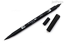 Tombow Dual Brush Pen - Black (N15) - TOMBOW AB-TN15 Tombow Dual Brush Pen - Black (N15) - TOMBOW AB-TN15