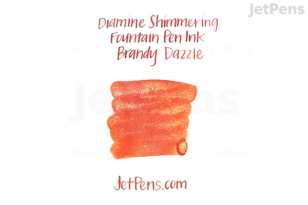 Diamine Shimmer Brandy Dazzle Diamine Shimmertastic Ink Bottle