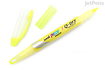 Uni Propus Window Q-Dry Double-Sided Highlighter - 4.0 mm / 0.6 mm - Yellow - UNI PUS138T.2 Uni Propus Window Q-Dry Double-Sided Highlighter - 4.0 mm / 0.6 mm - Yellow - UNI PUS138T.2