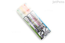 KOKUYO Beetle Tip Dual Color Highlighter - 3 Color Set - KOKUYO PM-L303-3S KOKUYO Beetle Tip Dual Color Highlighter - 3 Color Set - KOKUYO PM-L303-3S