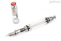 TWSBI Vac Mini Clear Fountain Pen - Extra Fine - TWSBI M7444380 TWSBI Vac Mini Clear Fountain Pen - Extra Fine - TWSBI M7444380