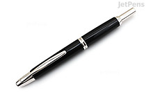 Pilot Vanishing Point Fountain Pen - Black - Rhodium Trim - 18k Fine - PILOT VP5FPBLUFBLCK Pilot Vanishing Point Fountain Pen - Black - Rhodium Trim - 18k Fine - PILOT VP5FPBLUFBLCK