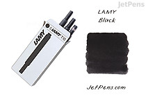 LAMY T 10 Black Ink - 5 Cartridges - LAMY LT10BKB LAMY T 10 Black Ink - 5 Cartridges - LAMY LT10BKB