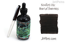 Noodler's Heart of Darkness Ink - 4.5 oz Bottle with Free Pen - NOODLERS 19808 Noodler's Heart of Darkness Ink - 4.5 oz Bottle with Free Pen - NOODLERS 19808