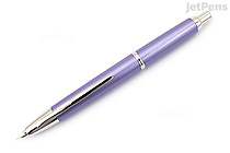 Pilot Vanishing Point Decimo Fountain Pen - Purple - 18k Extra Fine - PILOT VPDFPBLUEPPL Pilot Vanishing Point Decimo Fountain Pen - Purple - 18k Extra Fine - PILOT VPDFPBLUEPPL