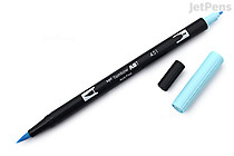 Tombow Dual Brush Pen - Sky Blue (451) - TOMBOW AB-T451 Tombow Dual Brush Pen - Sky Blue (451) - TOMBOW AB-T451
