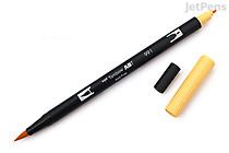 Tombow Dual Brush Pen - Light Ochre (991) - TOMBOW AB-T991 Tombow Dual Brush Pen - Light Ochre (991) - TOMBOW AB-T991