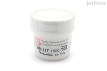Kuretake Comic White Ink 30 - 30 g Bottle - KURETAKE CNCE201-3 Kuretake Comic White Ink 30 - 30 g Bottle - KURETAKE CNCE201-3