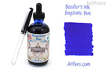Noodler's Baystate Blue Ink - 4.5 oz Bottle with Free Pen - NOODLERS 19811 Noodler's Baystate Blue Ink - 4.5 oz Bottle with Free Pen - NOODLERS 19811