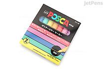 Uni Posca Paint Marker PC-1M - Pastel Color - Extra Fine Point - 7 Color Set - UNI PC1M7C Uni Posca Paint Marker PC-1M - Pastel Color - Extra Fine Point - 7 Color Set - UNI PC1M7C