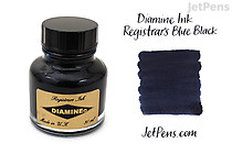 Diamine Registrar's Blue-Black Ink - 30 ml Bottle - DIAMINE INK 3038 Diamine Registrar's Blue-Black Ink - 30 ml Bottle - DIAMINE INK 3038