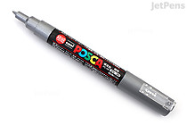 Uni Posca Paint Marker PC-1M - Silver - Extra Fine Point - UNI PC1M.26 Uni Posca Paint Marker PC-1M - Silver - Extra Fine Point - UNI PC1M.26