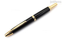 Pilot Vanishing Point Fountain Pen - Black - Gold Trim - 18k Fine - PILOT VP1FPBLUFBLCK Pilot Vanishing Point Fountain Pen - Black - Gold Trim - 18k Fine - PILOT VP1FPBLUFBLCK
