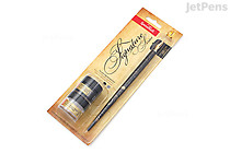 Speedball Signature Calligraphy Dip Pen Set - with Black Ink & Pen Cleaner - SPEEDBALL 94157 Speedball Signature Calligraphy Dip Pen Set - with Black Ink & Pen Cleaner - SPEEDBALL 94157