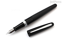 Pilot Metropolitan Fountain Pen - Black Plain - Medium Italic - PILOT MRFB1BLKCBLKP Pilot Metropolitan Fountain Pen - Black Plain - Medium Italic - PILOT MRFB1BLKCBLKP