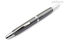 Pilot Vanishing Point Fountain Pen - Gun Metal - Rhodium Trim - 18k Fine - PILOT VPGFPBLUFGUNG Pilot Vanishing Point Fountain Pen - Gun Metal - Rhodium Trim - 18k Fine - PILOT VPGFPBLUFGUNG