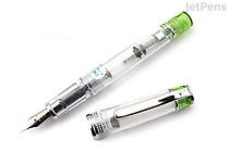 Pilot Prera Clear Body Fountain Pen - Clear Light Green - Medium Italic - PILOT FPRN350R-TLGCM Pilot Prera Clear Body Fountain Pen - Clear Light Green - Medium Italic - PILOT FPRN350R-TLGCM