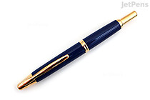 Pilot Vanishing Point Fountain Pen - Blue with Gold Trim - 18k Fine - PILOT VP2FPBLUFBLUE Pilot Vanishing Point Fountain Pen - Blue with Gold Trim - 18k Fine - PILOT VP2FPBLUFBLUE