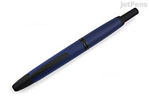 Pilot Vanishing Point Fountain Pen - Blue Matte - 18k Fine - PILOT VPJFPBLUFBLMT Pilot Vanishing Point Fountain Pen - Blue Matte - 18k Fine - PILOT VPJFPBLUFBLMT