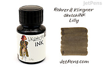Rohrer & Klingner sketchINK Lilly Fountain Pen Ink - 50 ml Bottle - ROHRER-KLINGNER 42 600 050 Rohrer & Klingner sketchINK Lilly Fountain Pen Ink - 50 ml Bottle - ROHRER-KLINGNER 42 600 050