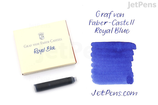 Royal Blue Ink Faber Castell Ink Cartridges Ink Cartridges For