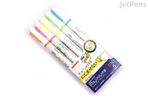 Zebra Justfit Mojini Line Highlighter - 5 Color Set - ZEBRA WKS22-5C Zebra Justfit Mojini Line Highlighter - 5 Color Set - ZEBRA WKS22-5C