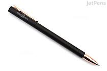 Faber-Castell NEO Slim Rollerball Pen - Black Matte & Rose Gold - FABER-CASTELL 343114 Faber-Castell NEO Slim Rollerball Pen - Black Matte & Rose Gold - FABER-CASTELL 343114