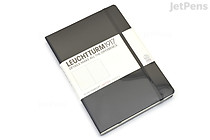 Leuchtturm1917 Hardcover Notebook - Medium (A5) - Black - Dotted - LEUCHTTURM1917 329398 Leuchtturm1917 Hardcover Notebook - Medium (A5) - Black - Dotted - LEUCHTTURM1917 329398