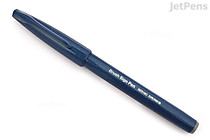 Pentel Fude Touch Brush Sign Pen - Blue Black - PENTEL SES15C-CA Pentel Fude Touch Brush Sign Pen - Blue Black - PENTEL SES15C-CA