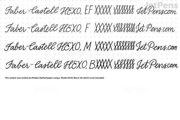 Faber-Castell HEXO Fountain Pen - Silver - Extra Fine | JetPens