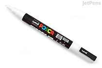 Uni Posca Paint Marker PC-3M- White - Fine Point - UNI PC-3M-WHITE Uni Posca Paint Marker PC-3M- White - Fine Point - UNI PC-3M-WHITE