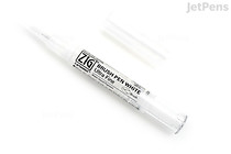 Kuretake ZIG Cartoonist Brush Pen - White Ink - Ultra Fine - KURETAKE CNBW-02S Kuretake ZIG Cartoonist Brush Pen - White Ink - Ultra Fine - KURETAKE CNBW-02S