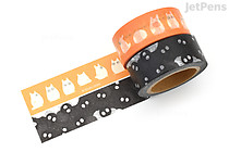 Movic Studio Ghibli Washi Tape - 18 mm x 10 m - My Neighbor Totoro - Totoro & Susuwatari - Pack of 2 - MOVIC 0520-14 Movic Studio Ghibli Washi Tape - 18 mm x 10 m - My Neighbor Totoro - Totoro & Susuwatari - Pack of 2 - MOVIC 0520-14
