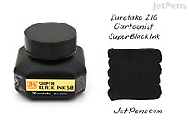 Kuretake ZIG Cartoonist Special Black Ink 60 - 60 ml Bottle - KURETAKE CNCE106-6 Kuretake ZIG Cartoonist Special Black Ink 60 - 60 ml Bottle - KURETAKE CNCE106-6